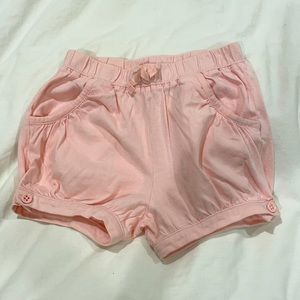 Pink girls shorts, size 4Y